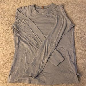lunya grey long sleeve T-shirt